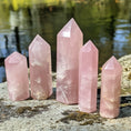 Load image into Gallery viewer, Rose Quartz Obelisk 2.53 lb - Romance and Love!
